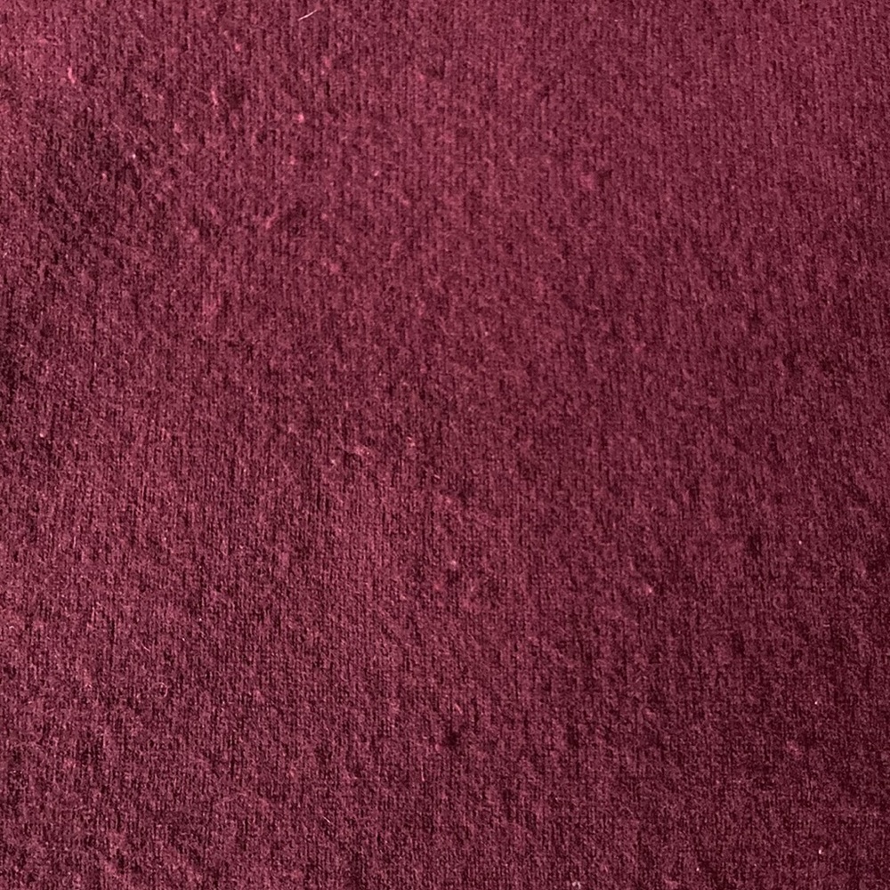 100% Cashmere Burgundy Wine V-Neck Sweater Pullover Oversized Luxury Unisex XL - Picture 8 of 9